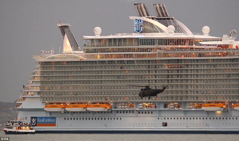 Oasis of the Seas Emergency Evacuation Chute System